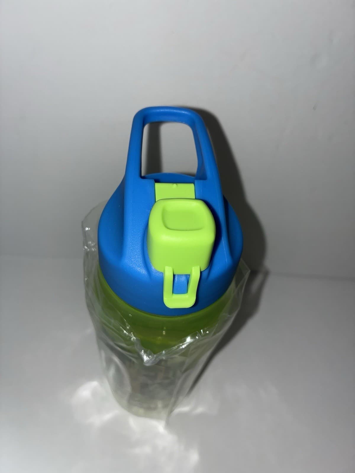 Minecraft Ocelot Kids Plastic Water Bottle 16oz Drink-Through Lid Green/Blue - Thumbnail 4