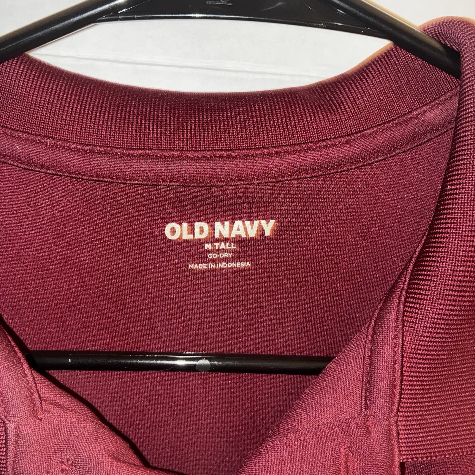 Lot of 5 Old Navy Go-Dry Men's Polo Shirts assorted colors Size: M-Tall - Thumbnail 10