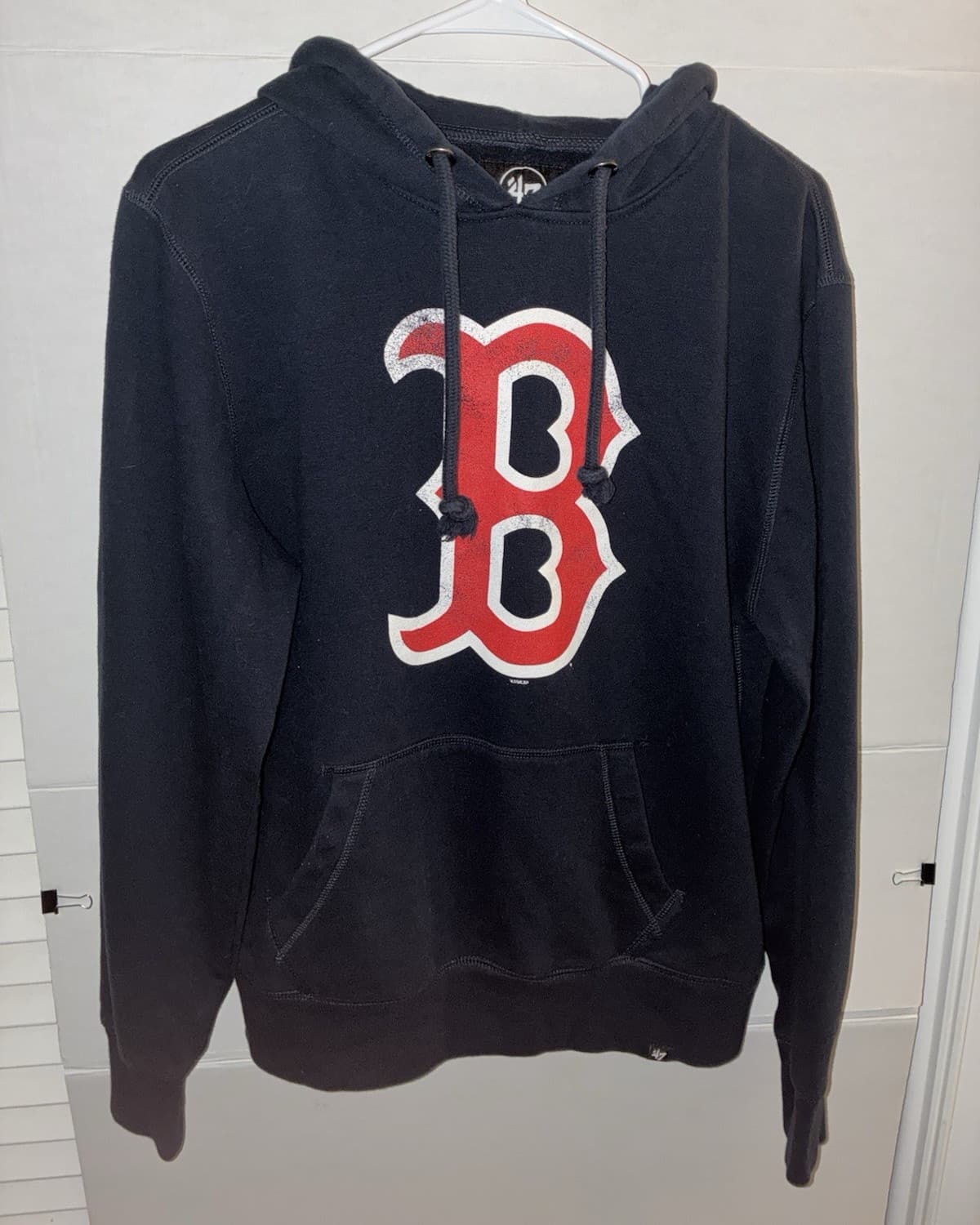'47 Brand Boston Red Sox MLB Pullover Hoodie Blue Adult Size S