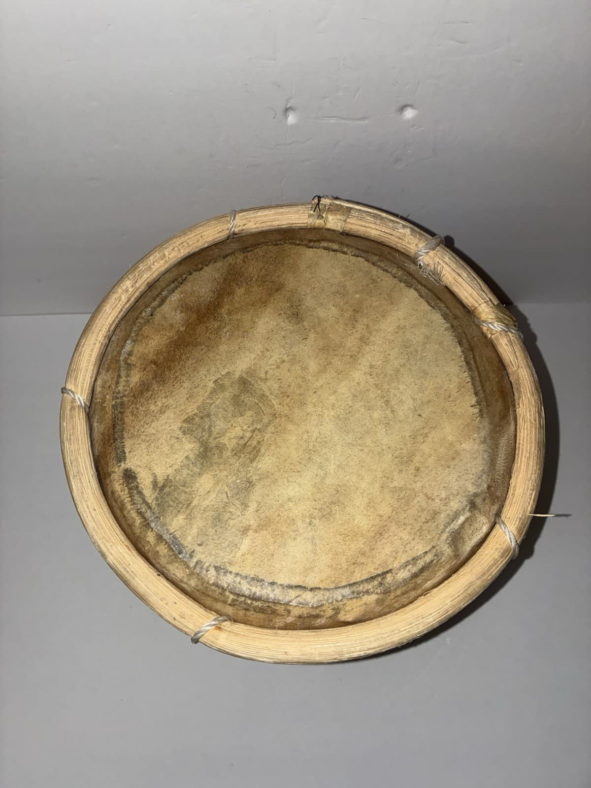 Rope-Tension Drum - Wood, Leather & Rope Analog Hand Drum - Thumbnail 2