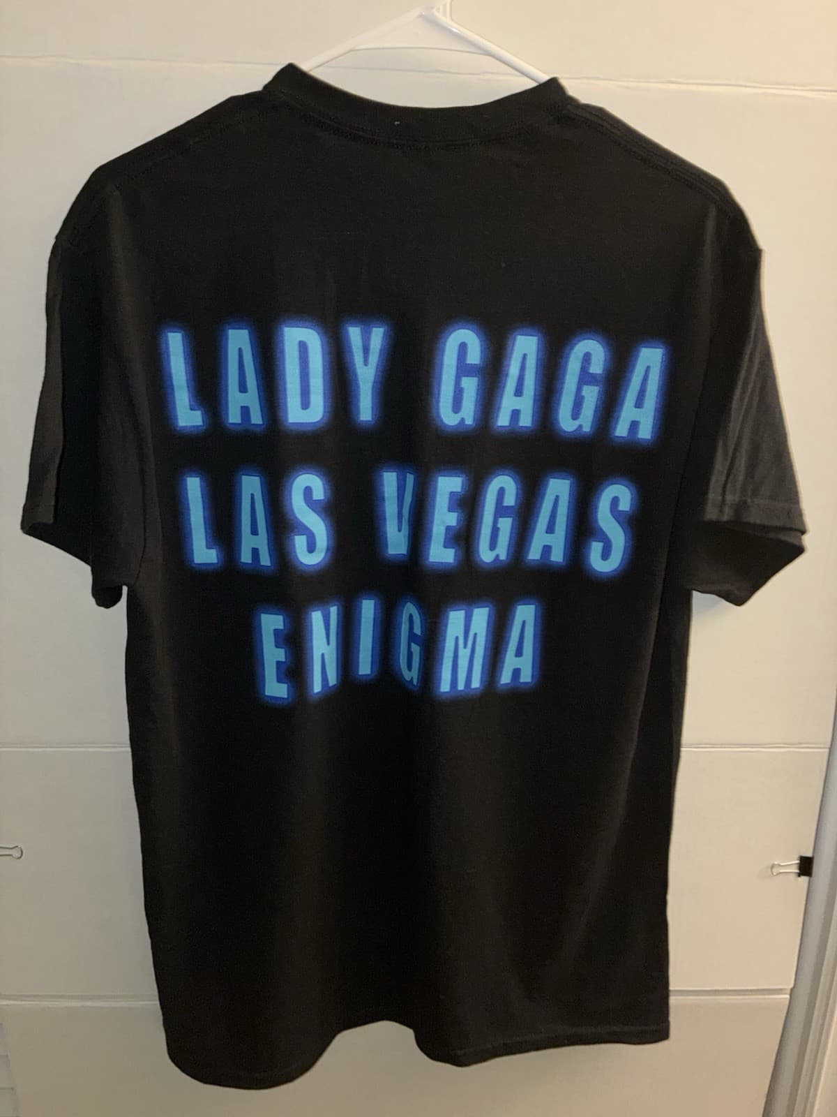 Lady Gaga Enigma Las Vegas Graphic T-Shirt Black Size M 100% Cotton - Thumbnail 4