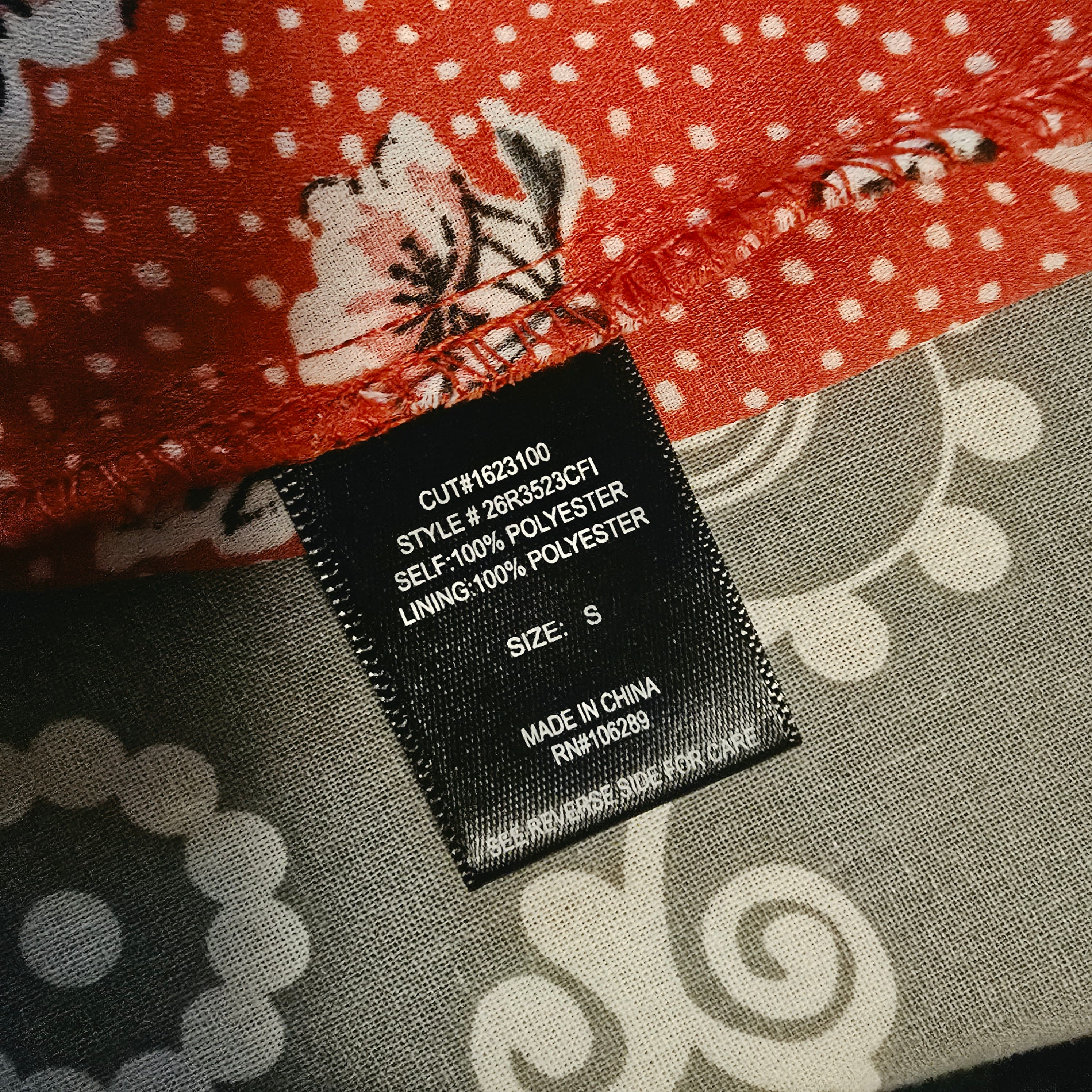 Trixxi Red Floral Polka Dot Skort Dress Small - Thumbnail 6