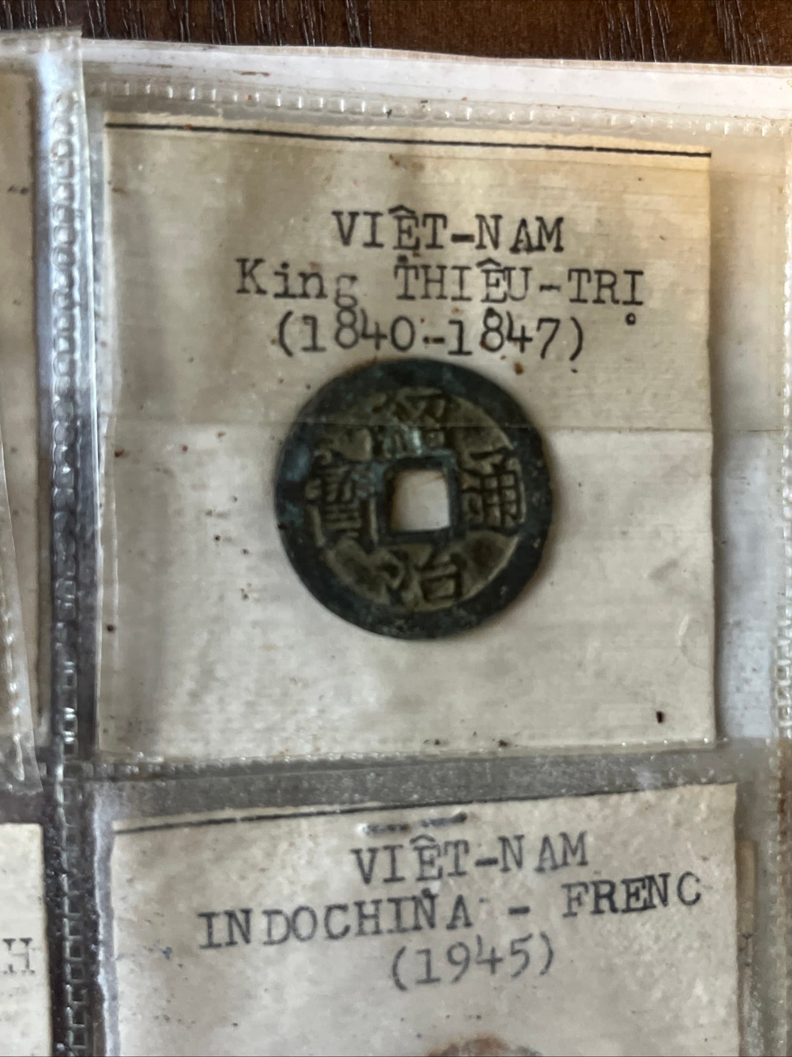 Vietnam King Thieu Tri Coin 1840-1847