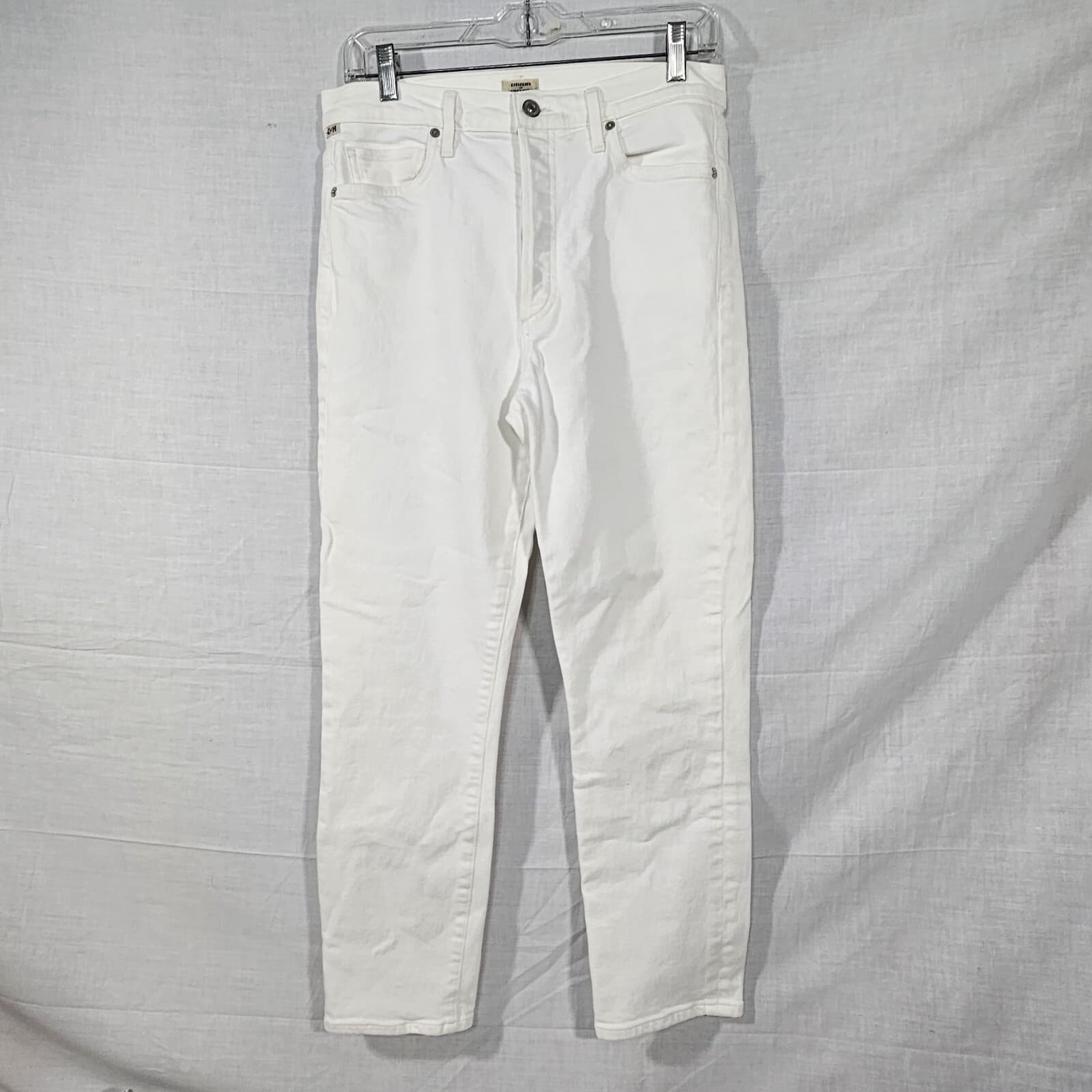 Citizens Of Humanity Premium Vintage Olivia Crop High Rise White Size 29