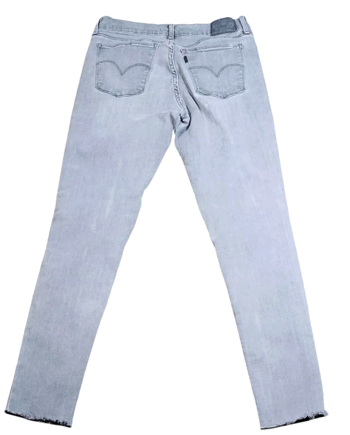 Levi's 710 Super Skinny Jeans Women's Size 28 Medium Wash Black Denim - Thumbnail 5