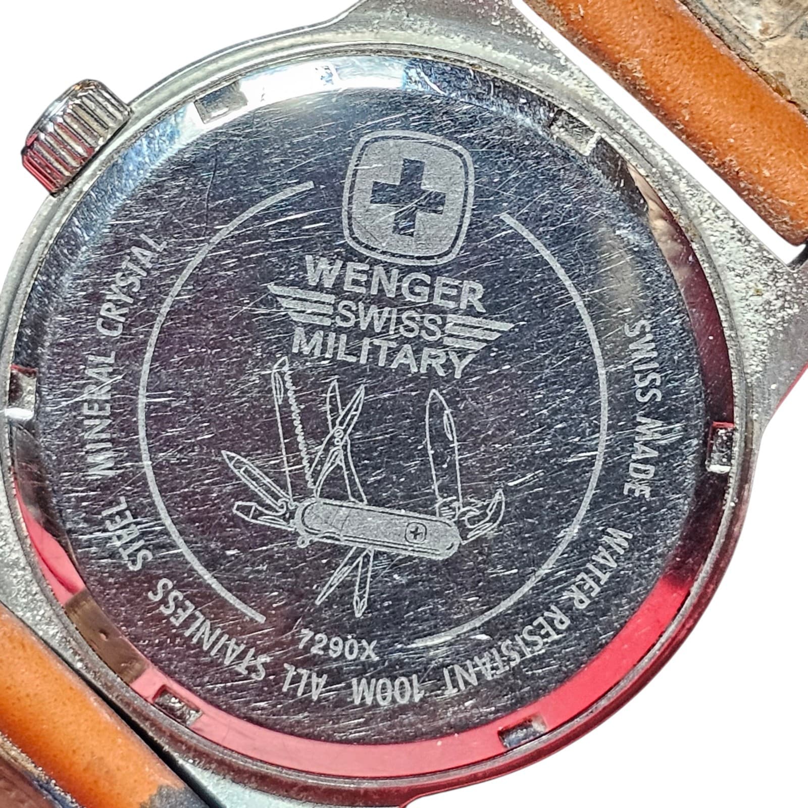 VINTAGE CASIO AMW-320R Arni Rotating Bezel Analog/digital Display New Batt - Thumbnail 7