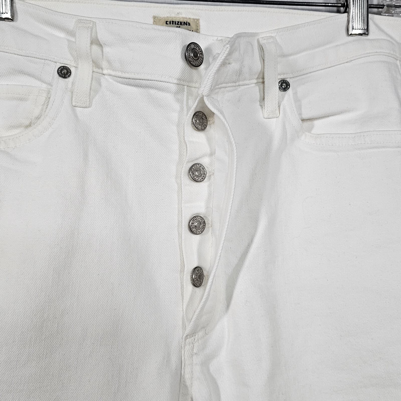Citizens Of Humanity Premium Vintage Olivia Crop High Rise White Size 29 - Thumbnail 5