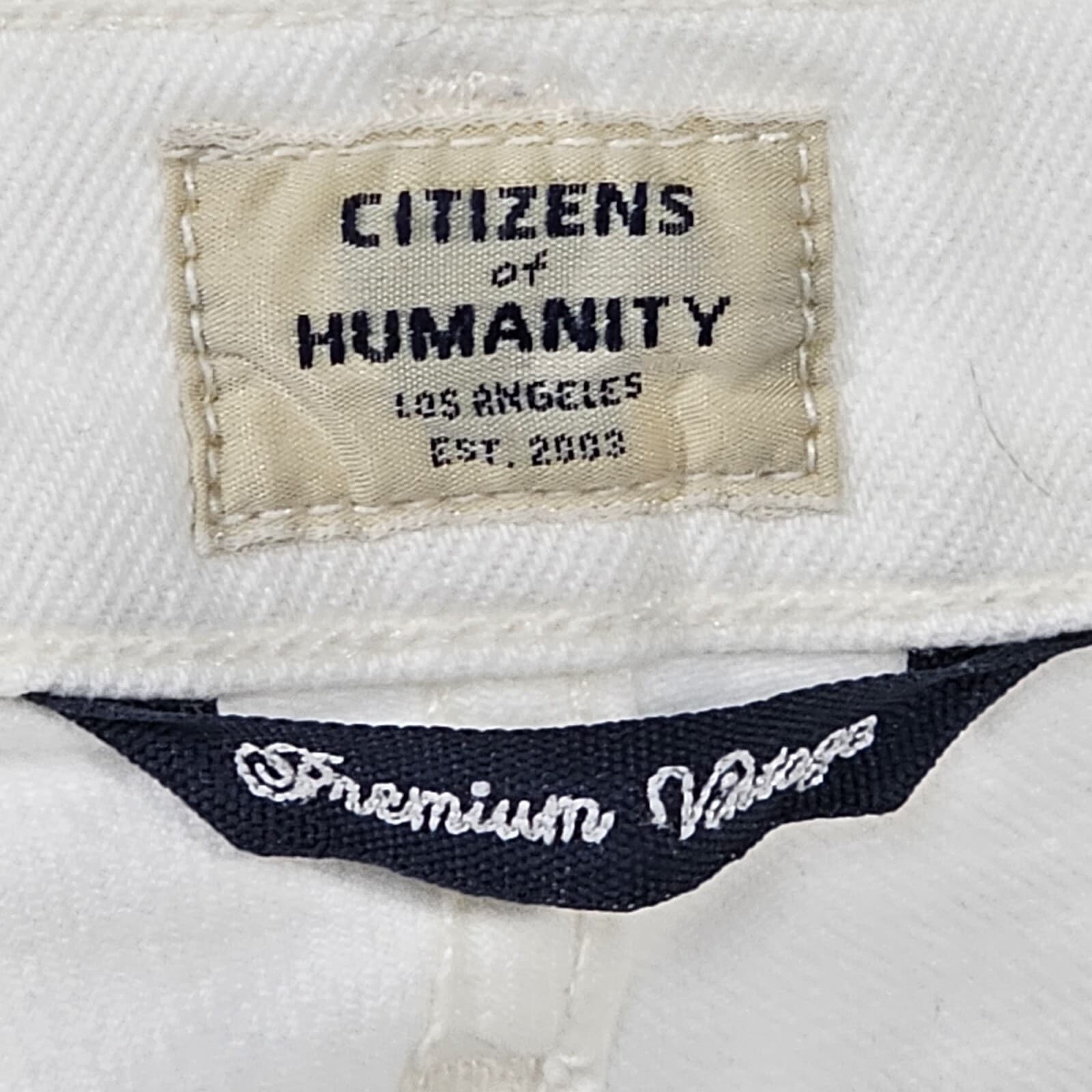 Citizens Of Humanity Premium Vintage Olivia Crop High Rise White Size 29 - Thumbnail 6