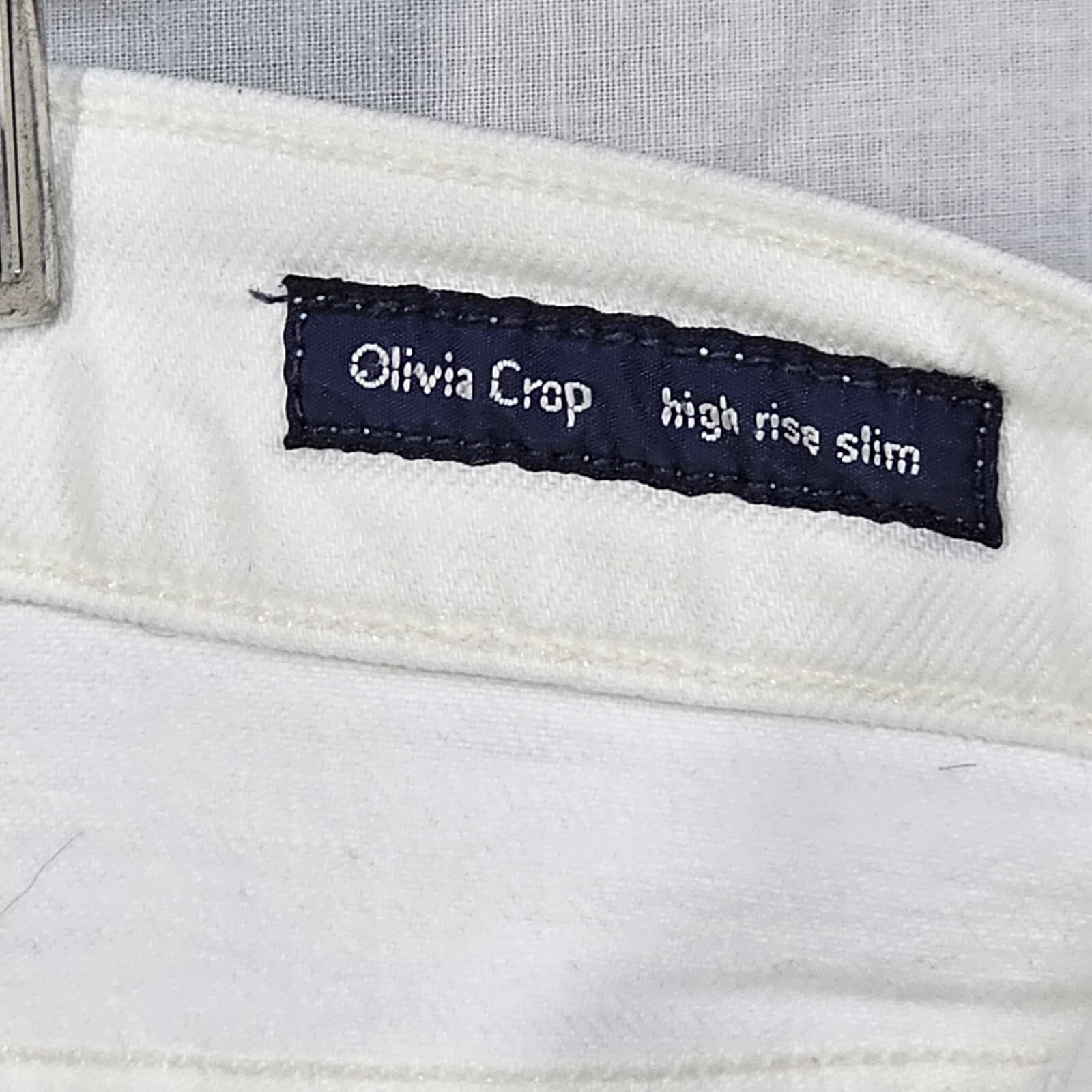 Citizens Of Humanity Premium Vintage Olivia Crop High Rise White Size 29 - Thumbnail 7