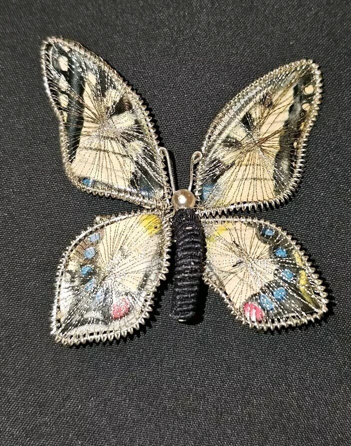 Princess Jewelry Handmade in West Germany Butterfly Brooch Untested - Thumbnail 3