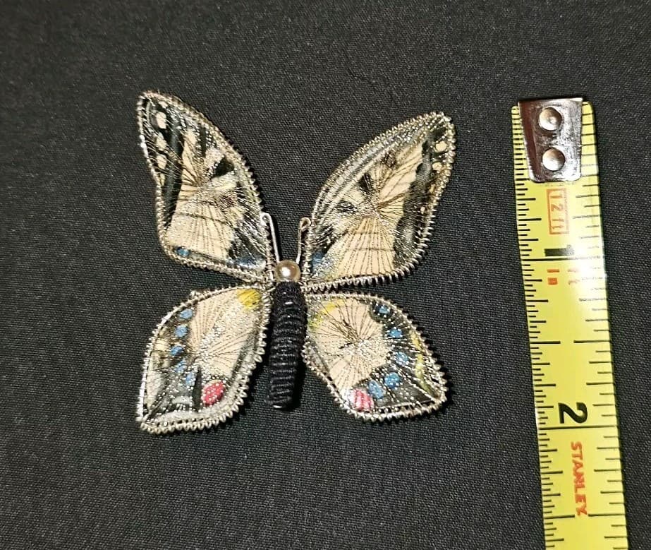 Princess Jewelry Handmade in West Germany Butterfly Brooch Untested - Thumbnail 7