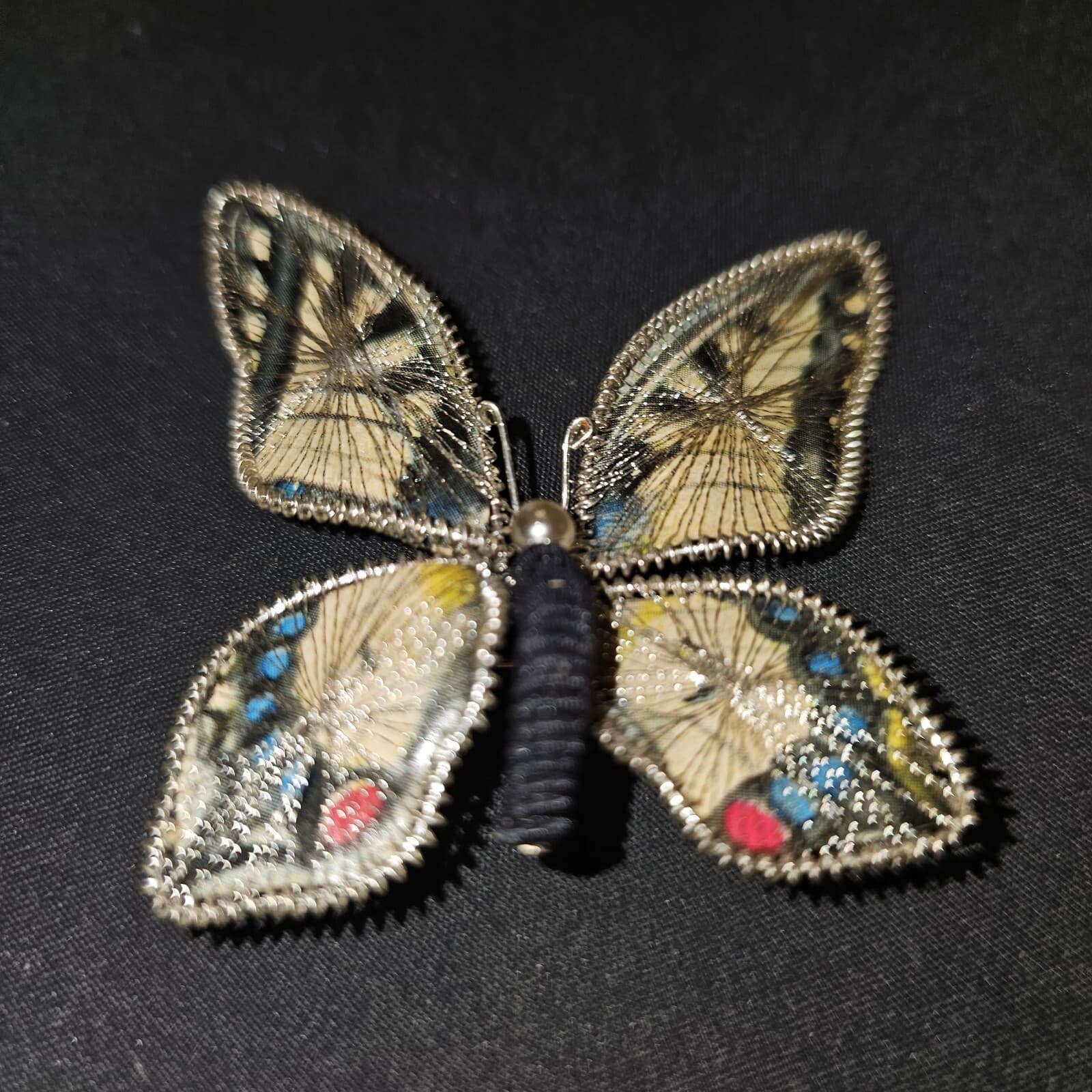 Princess Jewelry Handmade in West Germany Butterfly Brooch Untested - Thumbnail 2