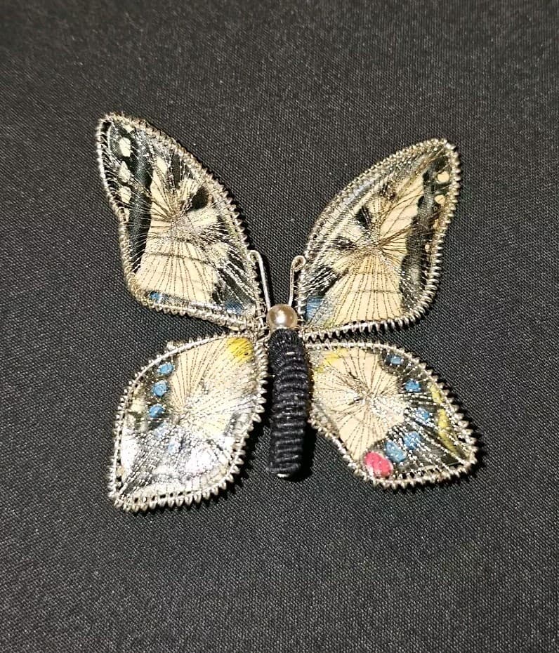 Princess Jewelry Handmade in West Germany Butterfly Brooch Untested