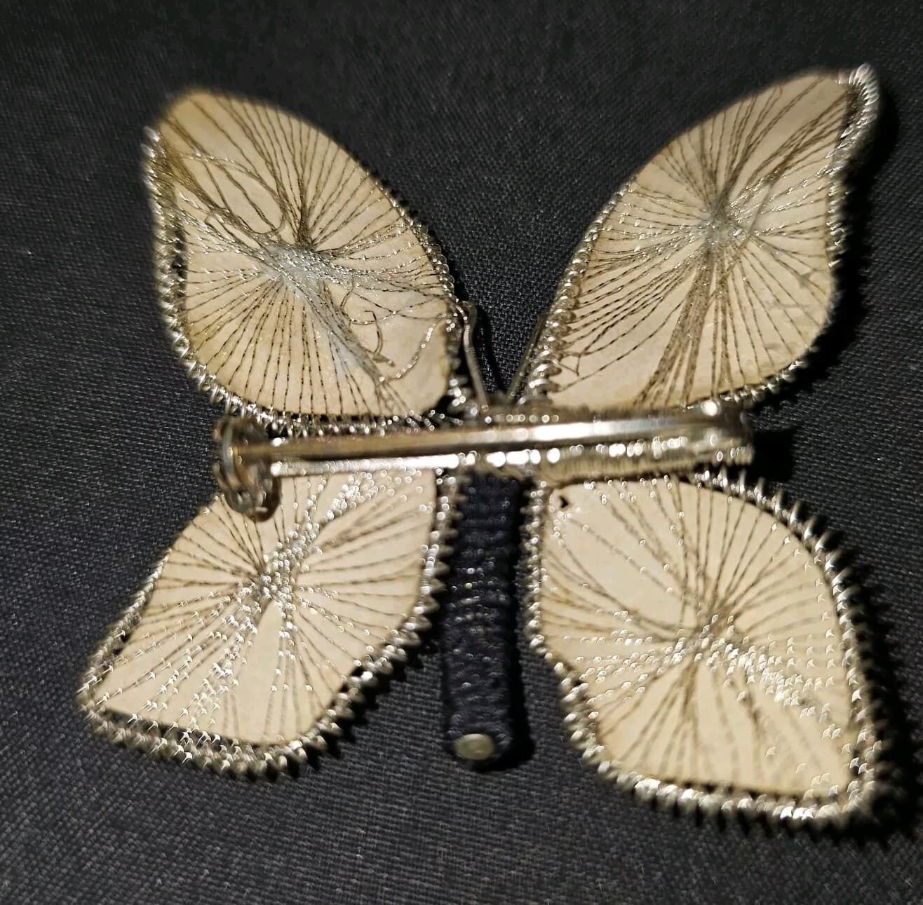 Princess Jewelry Handmade in West Germany Butterfly Brooch Untested - Thumbnail 5
