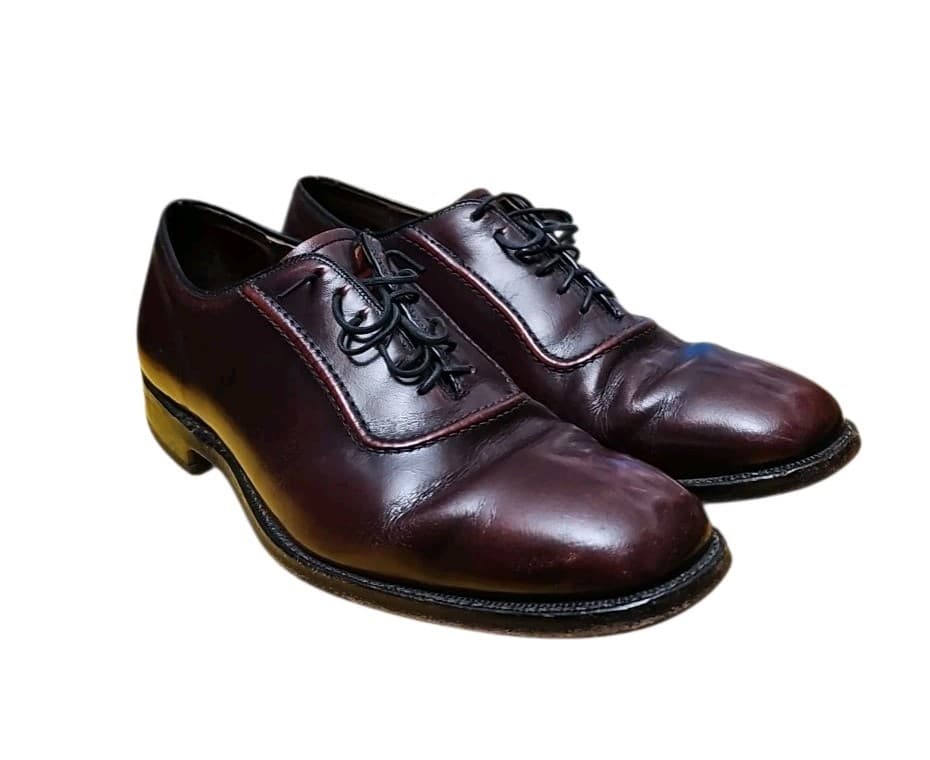 Johnston Murphy Aristocraft Men's Oxford Brown Leather Shoes Size 8.5