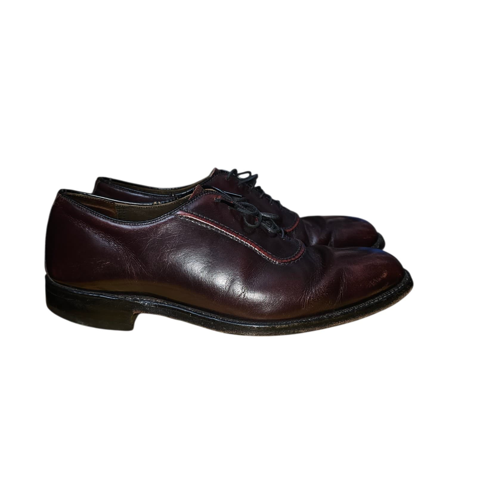 Johnston Murphy Aristocraft Men's Oxford Brown Leather Shoes Size 8.5 - Thumbnail 5