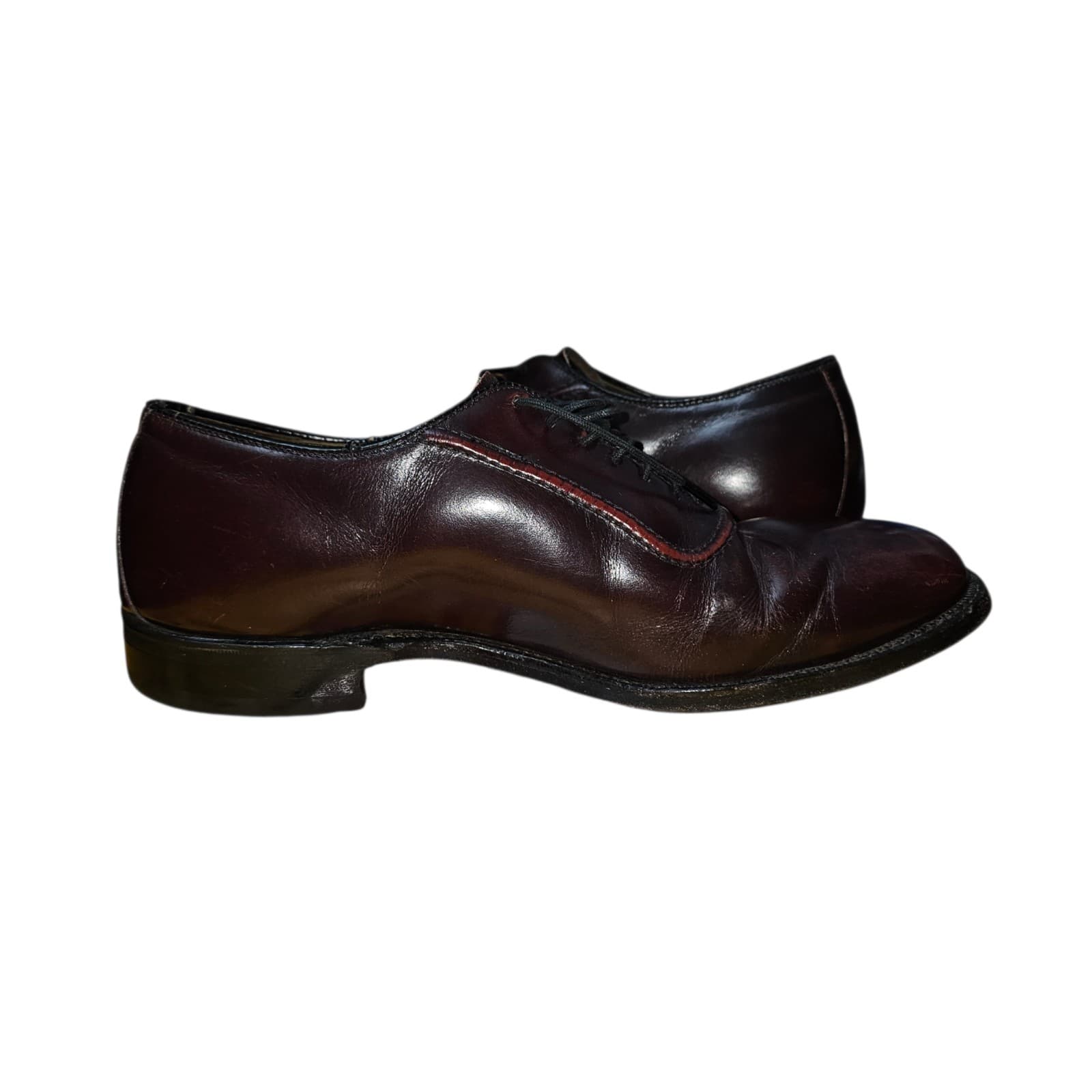 Johnston Murphy Aristocraft Men's Oxford Brown Leather Shoes Size 8.5 - Thumbnail 8