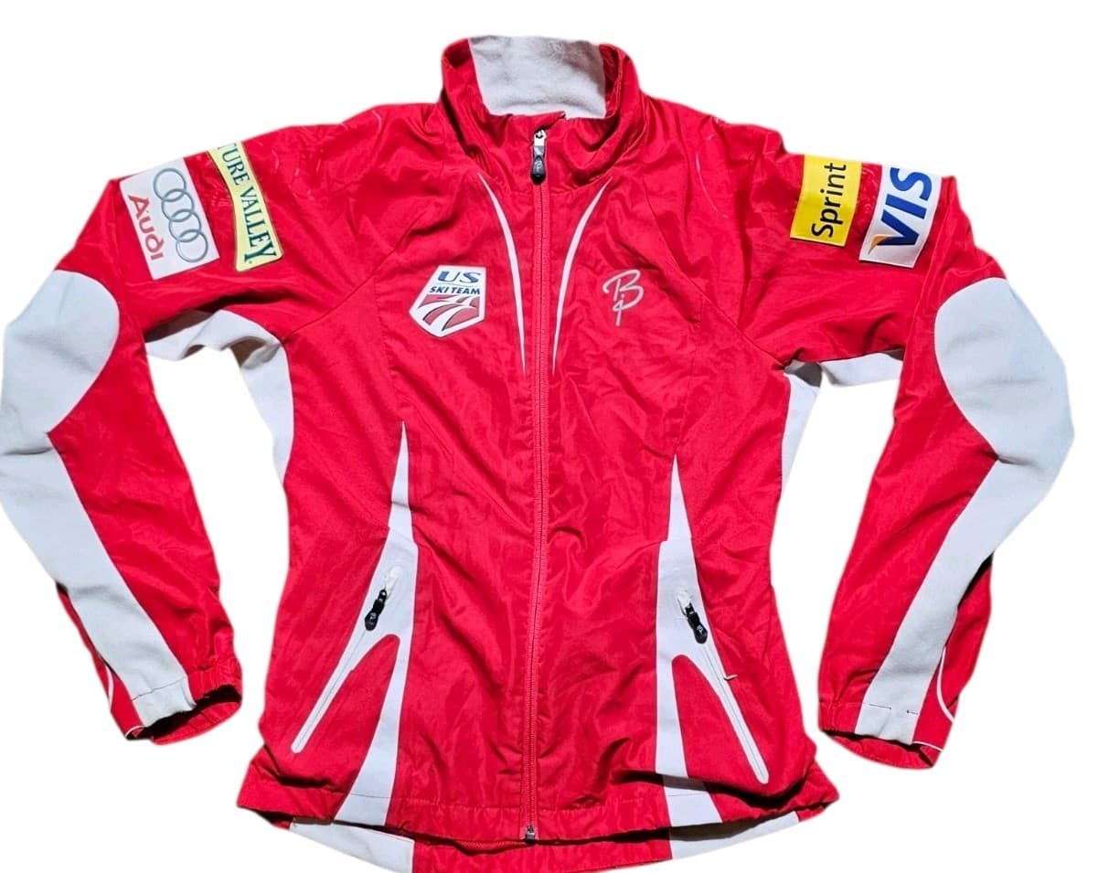 Bjorn Daehlie U.S. Ski Team Training Jacket With Sponsor Patches Woman's Small - Thumbnail 2