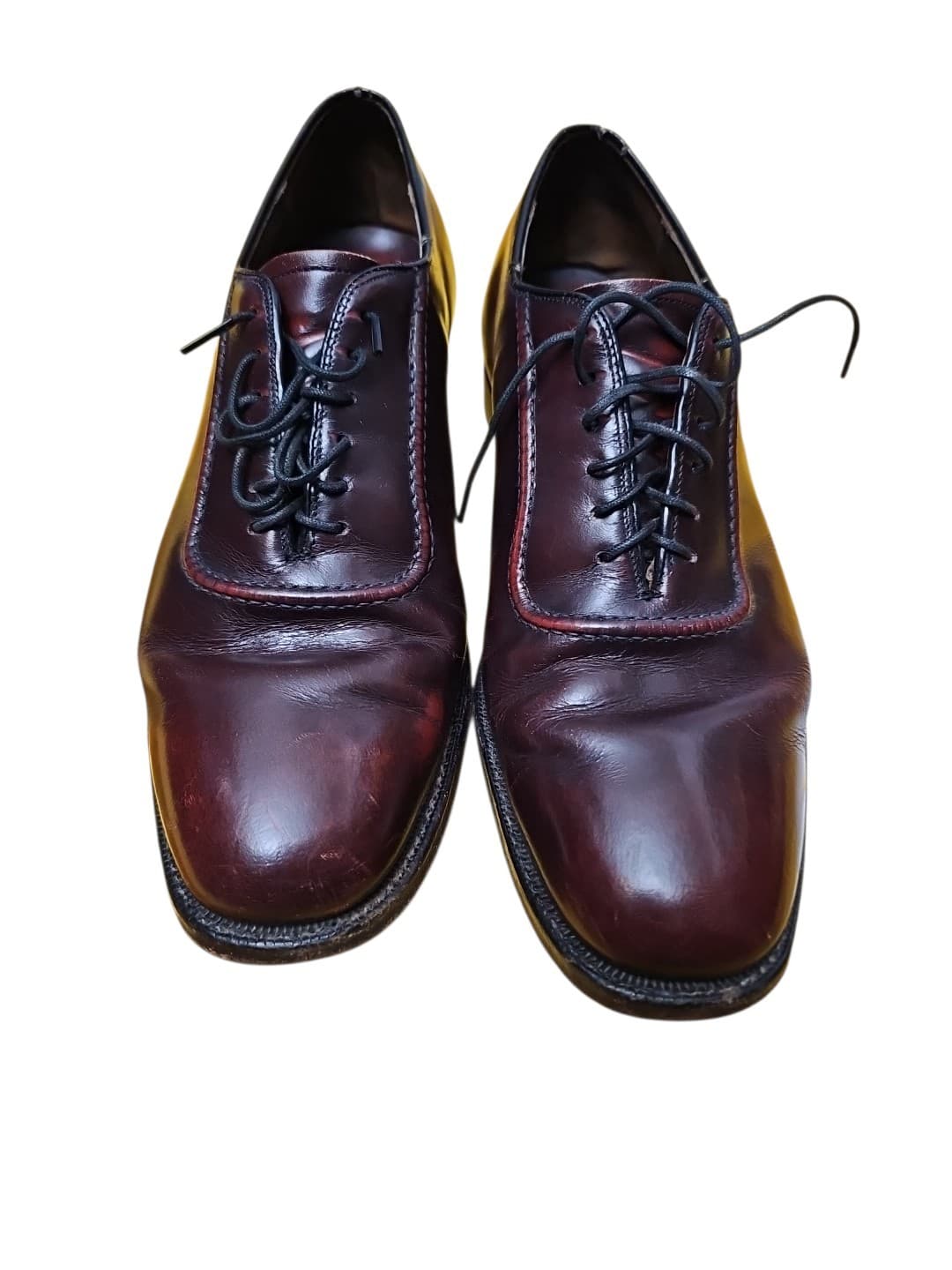 Johnston Murphy Aristocraft Men's Oxford Brown Leather Shoes Size 8.5 - Thumbnail 9