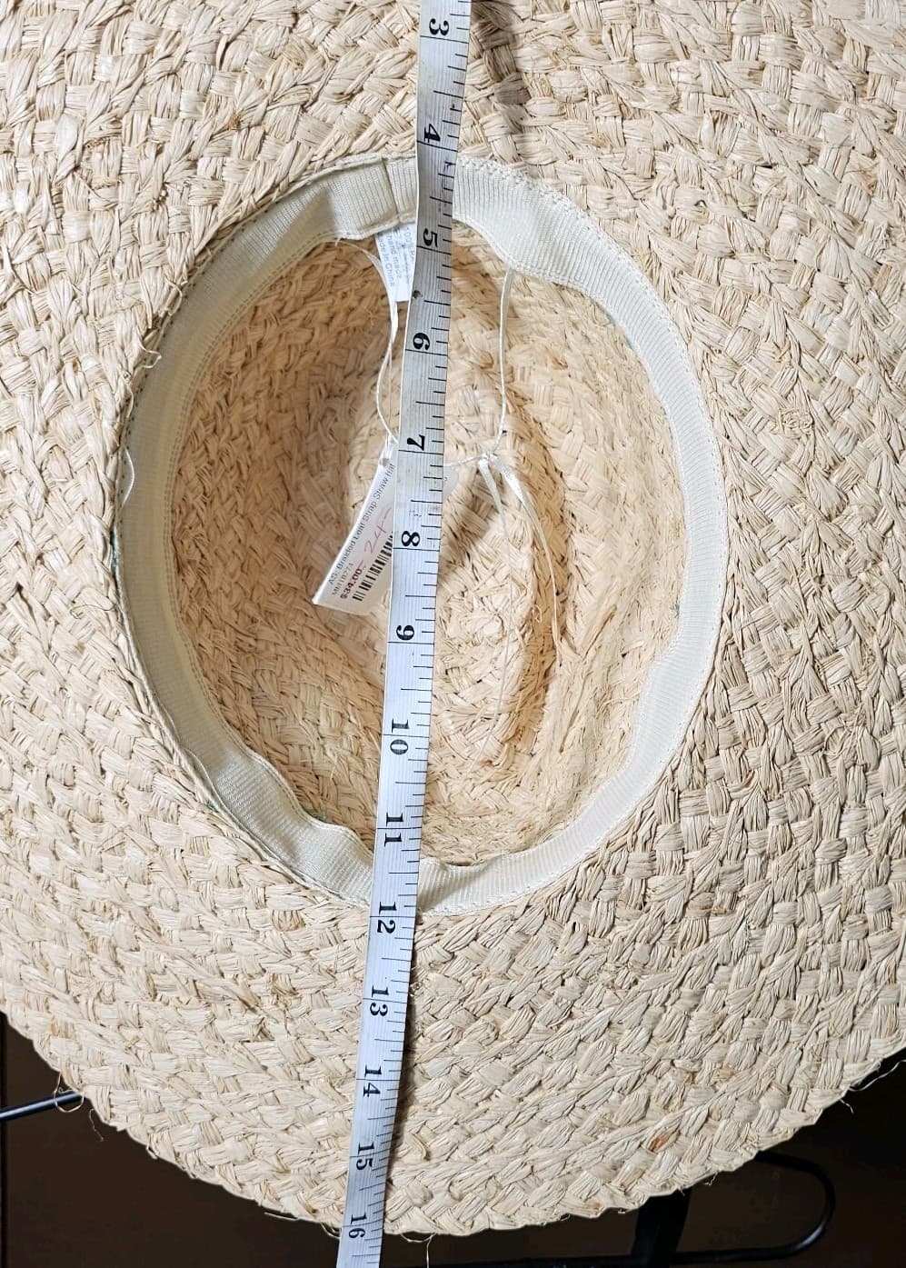 Braided Rafia Leaf Strap Sun Hat New With Tags - Thumbnail 8