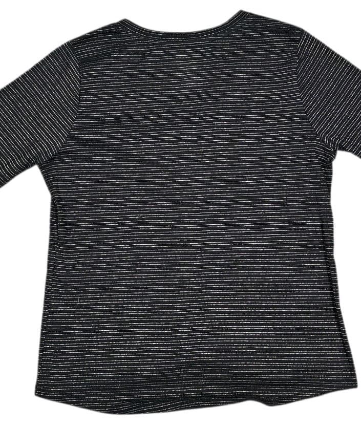 Sonoma The Everyday Tee Long Sleeve Womens Size Med Soft Comfortable V-Neck - Thumbnail 4