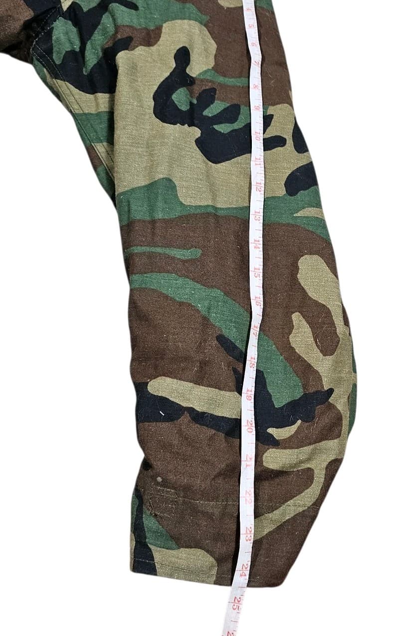 Vintage Woodland Camo Cold Weather Field Coat Small Reg M65 Alpha Industries - Thumbnail 9