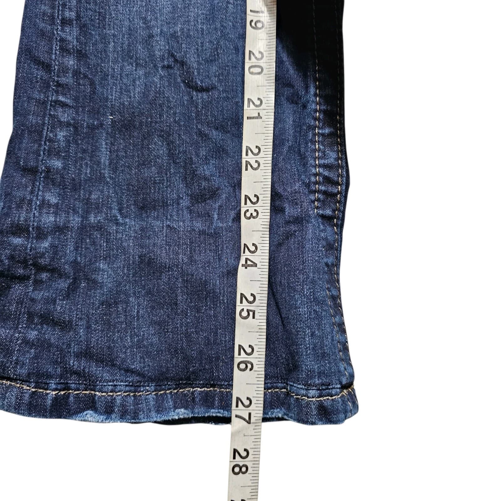 Miss Me Womens Size 27 Signature Rise Bootcut Jeans With Sequins - Thumbnail 8