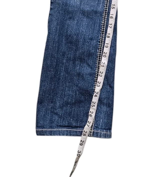 Adiktd Jeans Womens Size 4 Blue Bootcut Y2k Denim Medium Wash Hemmed Inseam 28" - Thumbnail 7