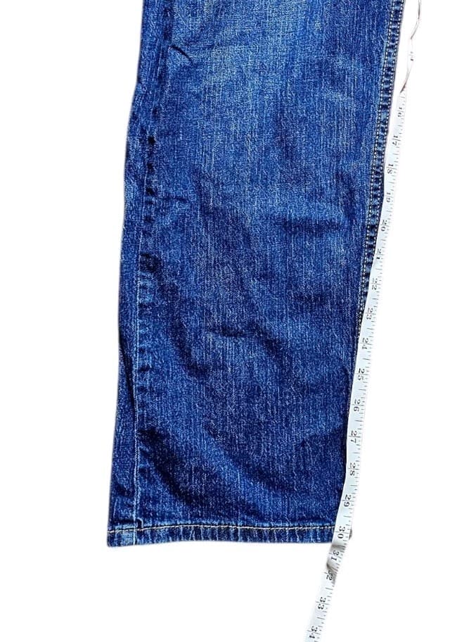 Levis 505 Mens Blue Jeans Sz 40x32 Regular Fit Denim Red Tab - Thumbnail 7