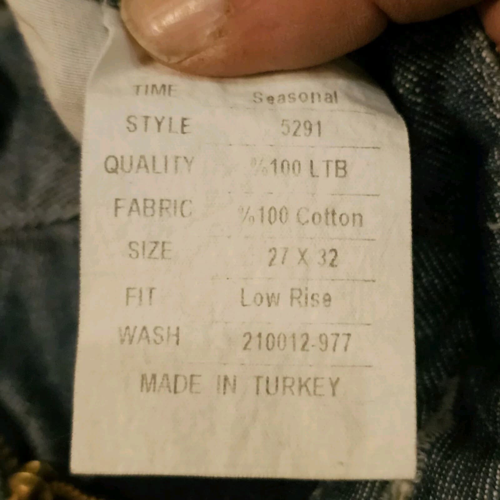 LTB by Little Big Low Rise Boot Cut Jeans Womens Size 27x32 - Thumbnail 9