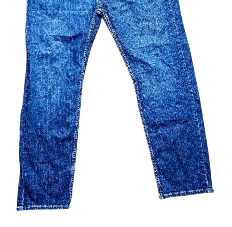 Levis 505 Mens Blue Jeans Sz 40x32 Regular Fit Denim Red Tab - Thumbnail 4