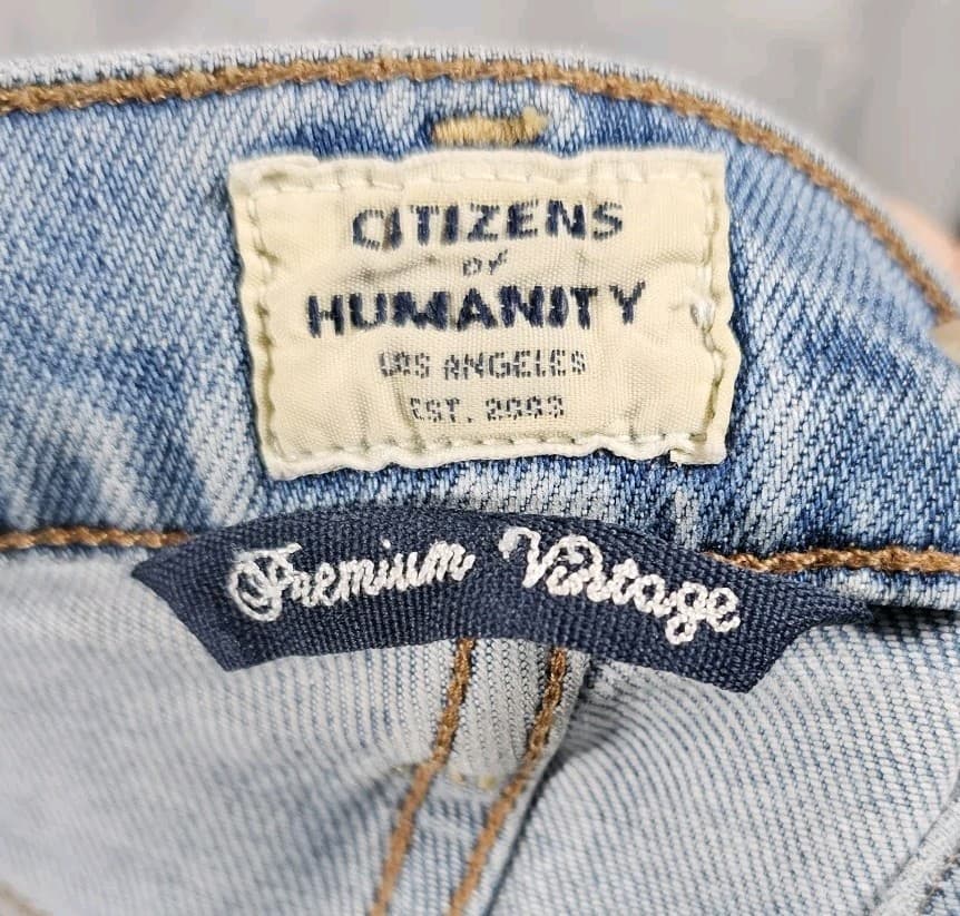 Citizens Of Humanity Emannuelle Slim Boot Cut Denim Blue Jeans Women 27 Organic - Thumbnail 10