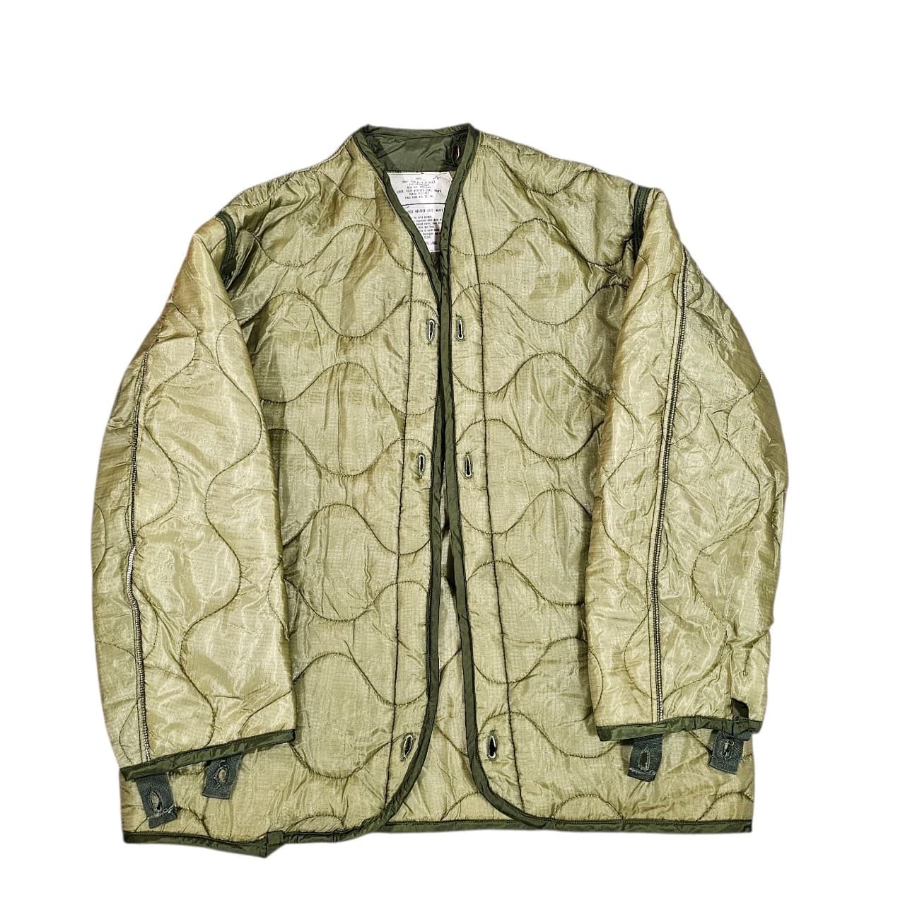 Vintage Woodland Camo Cold Weather Field Coat Small Reg M65 Alpha Industries - Thumbnail 11