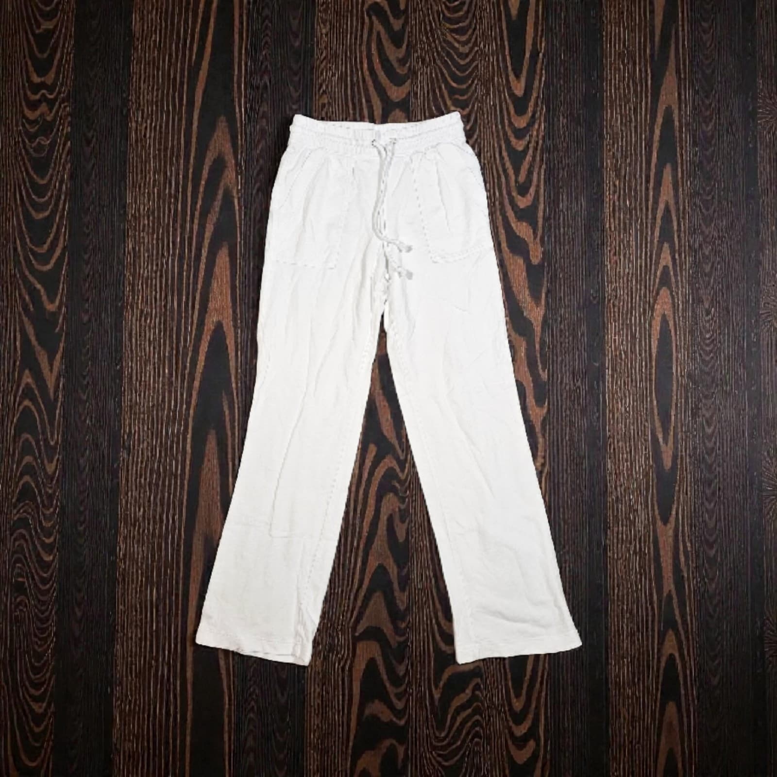 J. Crew Magic Rinse Patch Pocket Sweat Pants White Size X Small