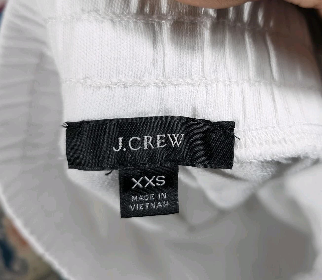 J. Crew Magic Rinse Patch Pocket Sweat Pants White Size X Small - Thumbnail 8
