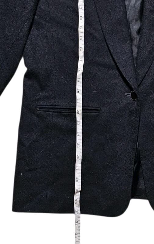 Vintage Pendleton 100% Pure Virgin Wool Black Blazer Sport Coat Jacket Mens 42R - Thumbnail 9