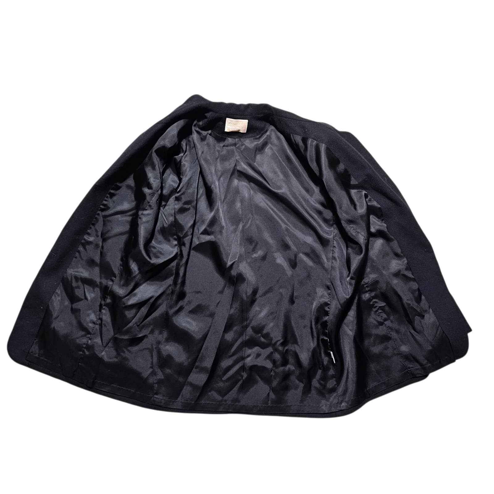 Vintage Pendleton 100% Pure Virgin Wool Black Blazer Sport Coat Jacket Mens 42R - Thumbnail 12