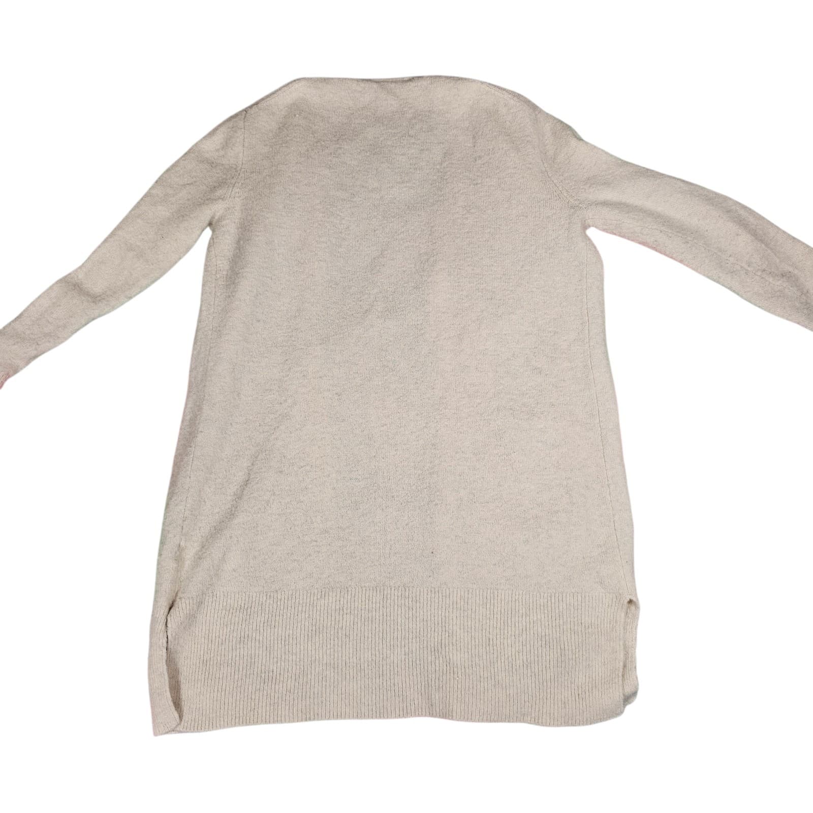 Madewell Womens Long Cardigan Small Merino Wool Alpaca Casual Open Pockets - Thumbnail 4