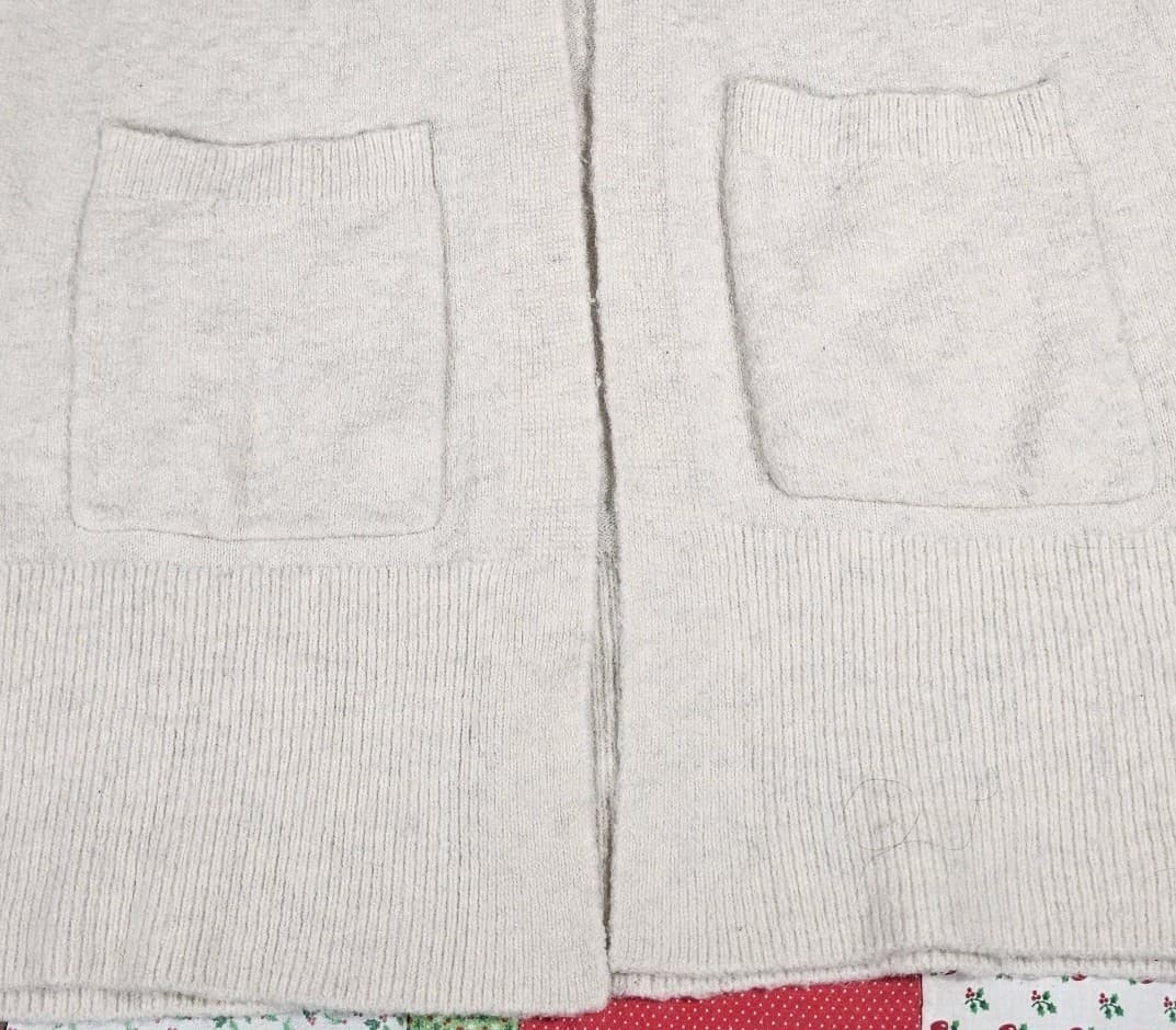 Madewell Womens Long Cardigan Small Merino Wool Alpaca Casual Open Pockets - Thumbnail 7