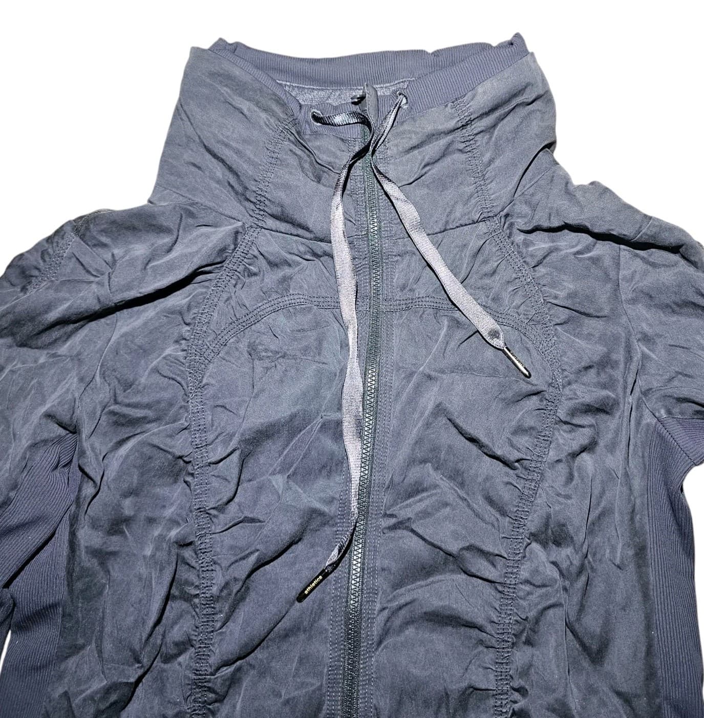 ​Lululemon Dance Studio Jacket III Gray Size 8 Swift Reversible Full Zip Pocket - Thumbnail 3