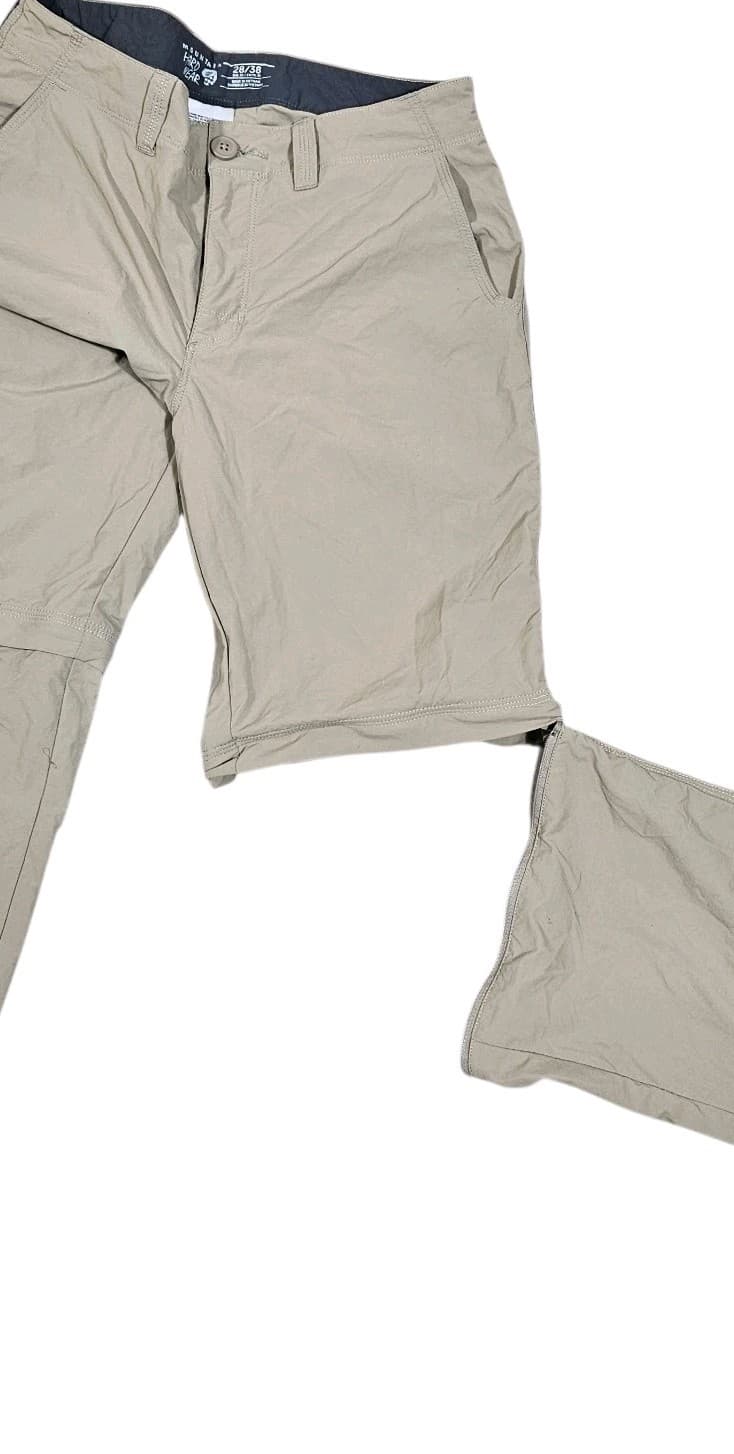 Mountain Hardwear Hiking Pants Convertible Zip Shorts Tan Outdoors Mens 28/32 - Thumbnail 10