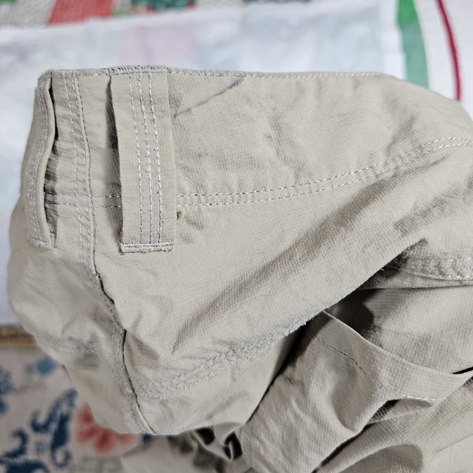 Mountain Hardwear Hiking Pants Convertible Zip Shorts Tan Outdoors Mens 28/32 - Thumbnail 14