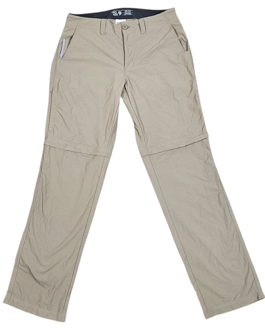 Mountain Hardwear Hiking Pants Convertible Zip Shorts Tan Outdoors Mens 28/32 - Thumbnail 2