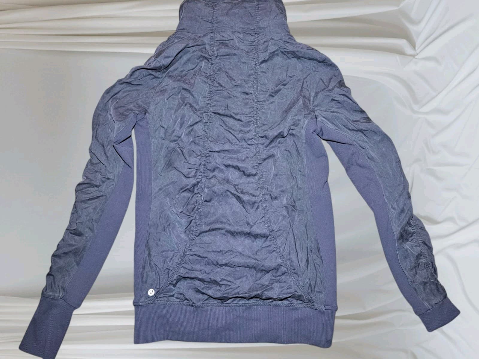 ​Lululemon Dance Studio Jacket III Gray Size 8 Swift Reversible Full Zip Pocket - Thumbnail 13
