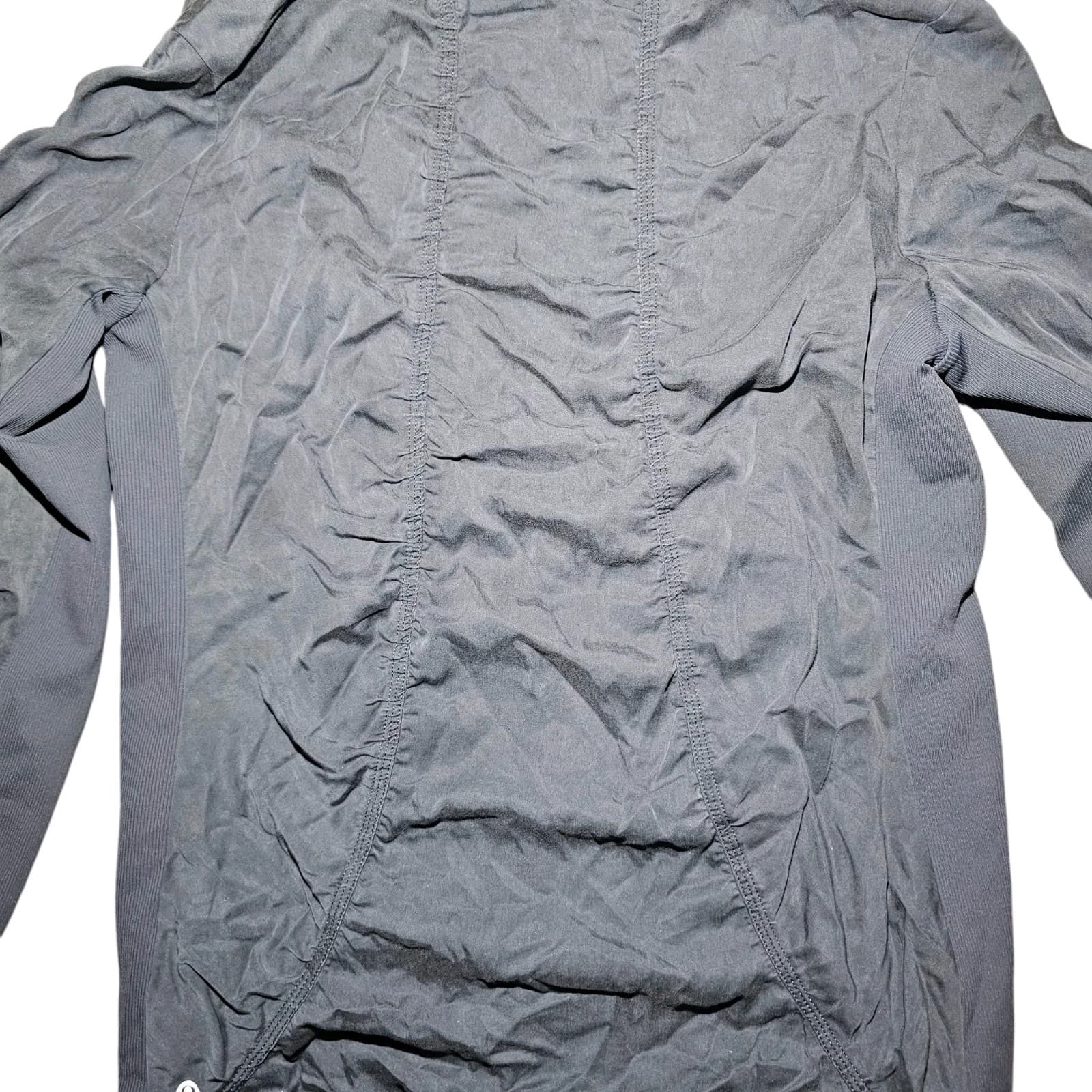 ​Lululemon Dance Studio Jacket III Gray Size 8 Swift Reversible Full Zip Pocket - Thumbnail 10