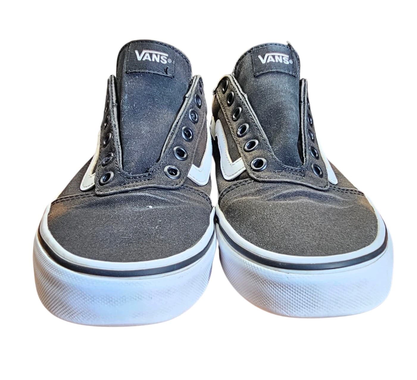 Vans Old School Black/White Skateboarding Shoes Women's Size 8.5 - Thumbnail 6