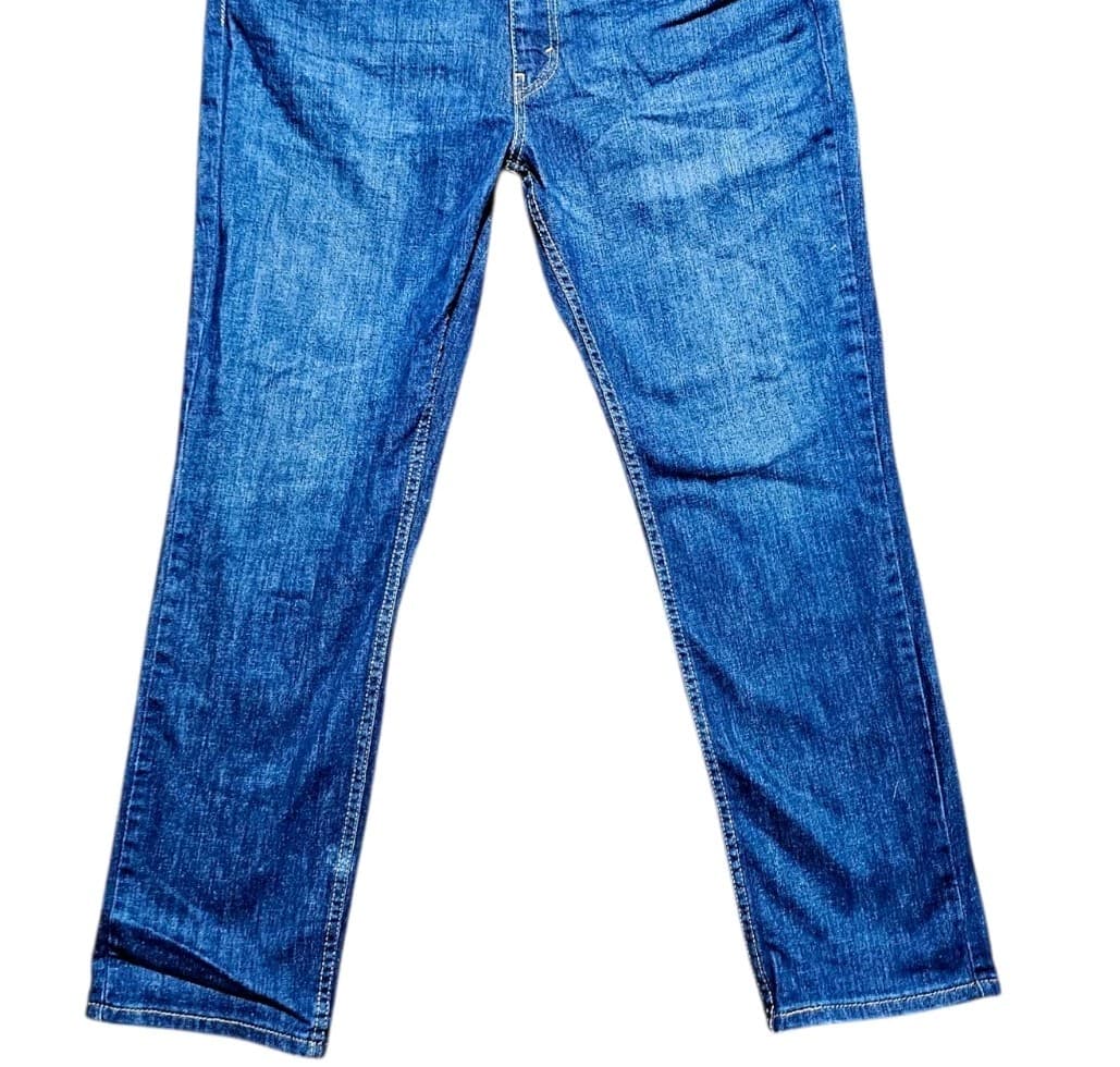 Levis 511 Original Fit Mens Jeans W38 L30 Cotton Denim Blue - Thumbnail 4