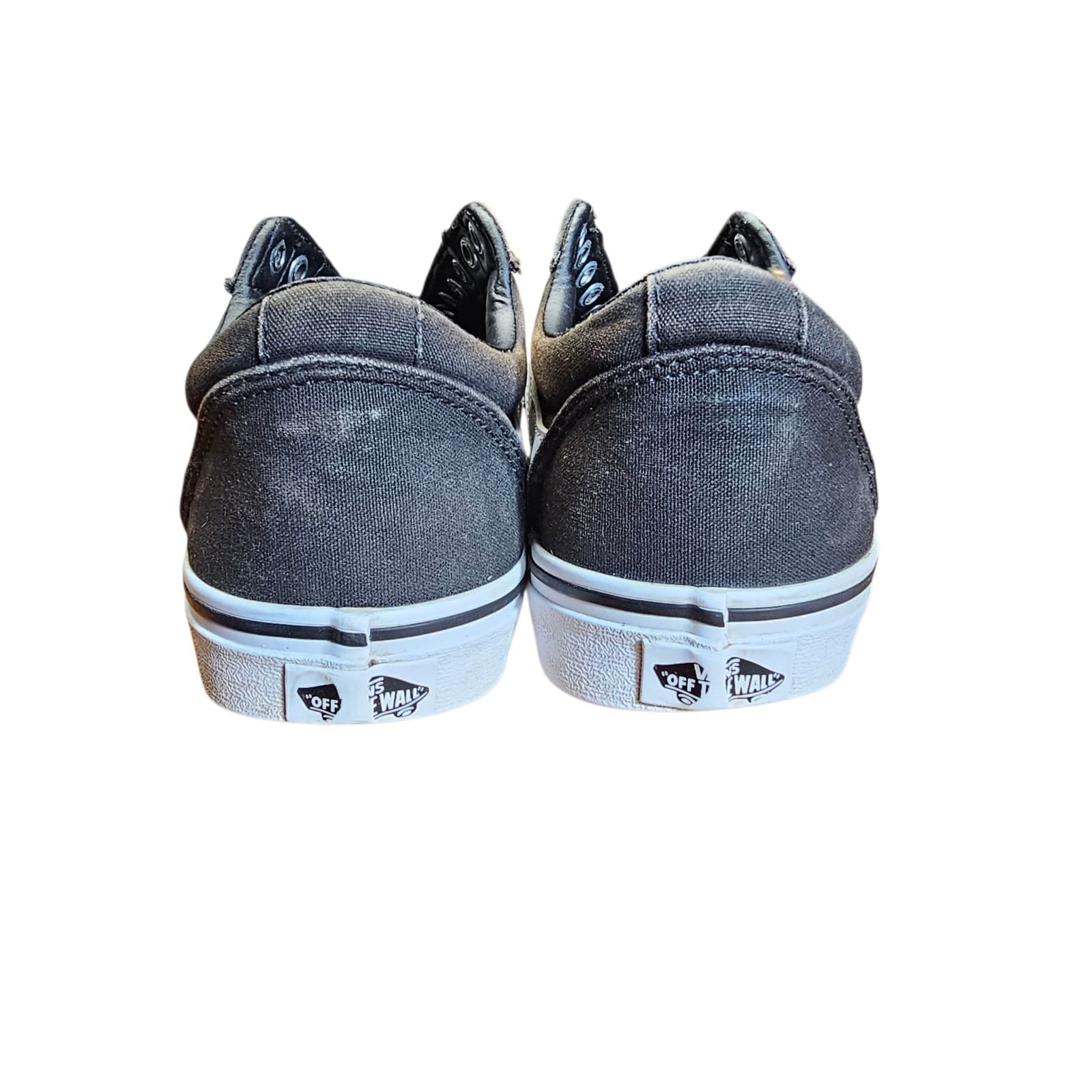 Vans Old School Black/White Skateboarding Shoes Women's Size 8.5 - Thumbnail 10