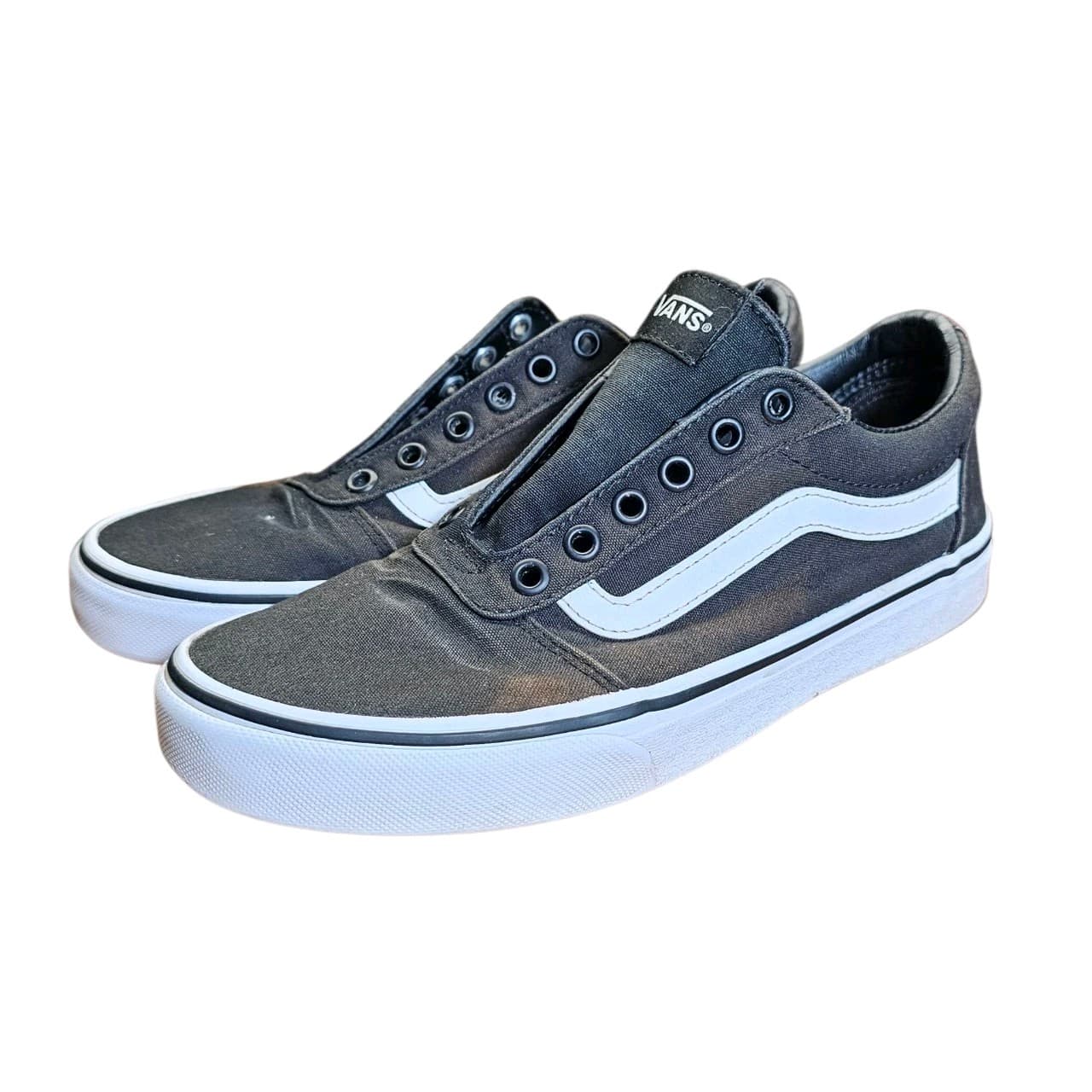 Vans Old School Black/White Skateboarding Shoes Women's Size 8.5
