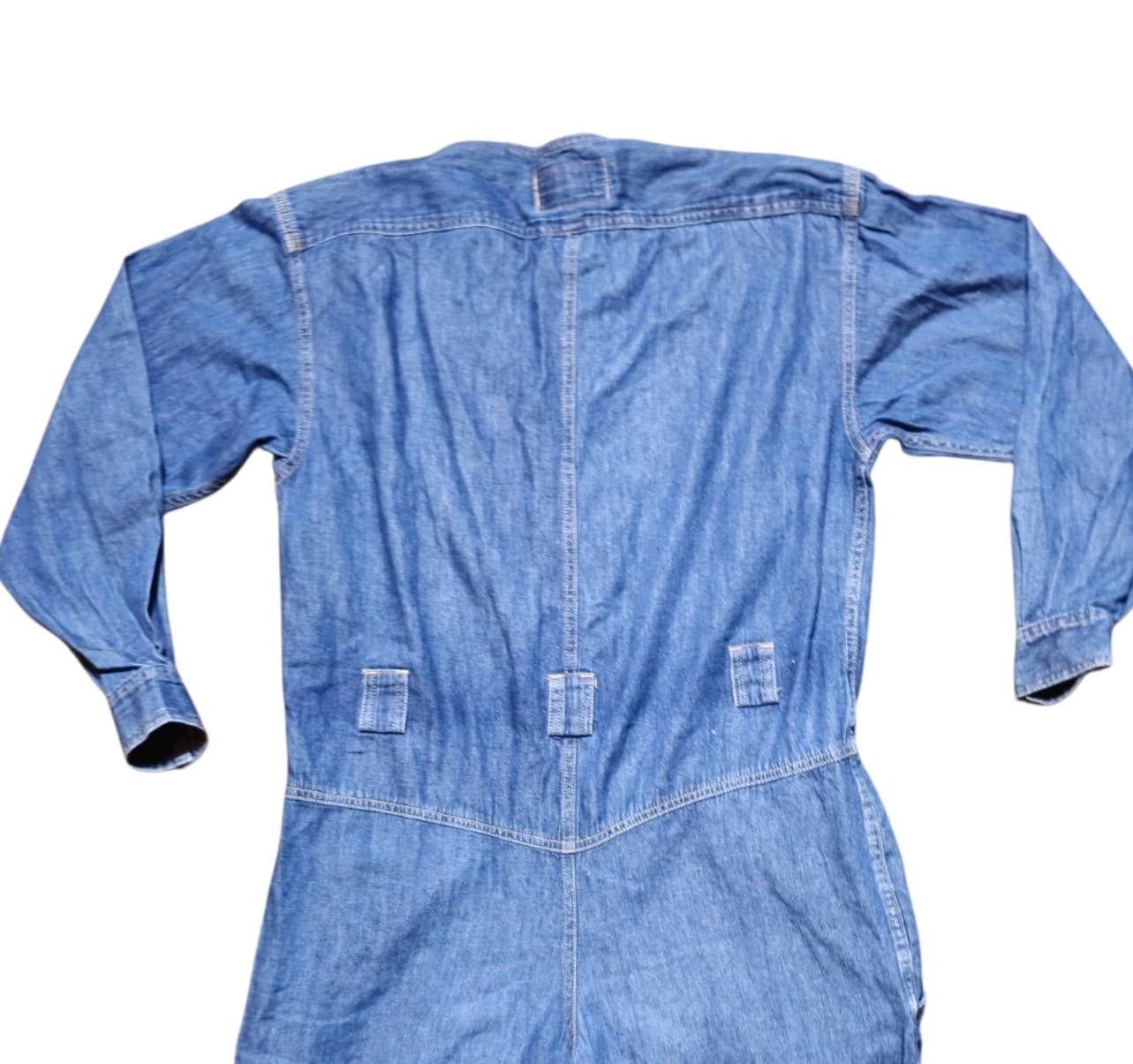 LizWear By Liz Claiborne Vintage Denim Jumpsuit Woman's Size Small - Thumbnail 7